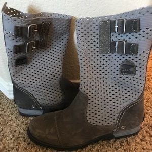 Sorel Grey Major Pull On Boots 7 New
